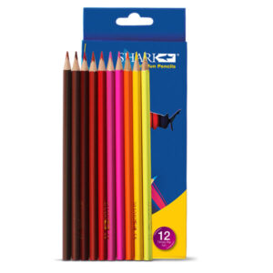 Shark Coloured Pencils – 12 in a Pack