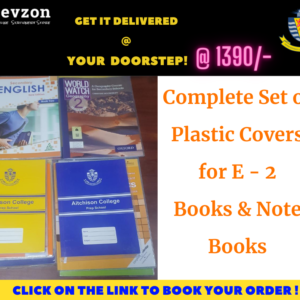 Premium Quality Plastic Covers for E – 2  (Books & Notebooks)