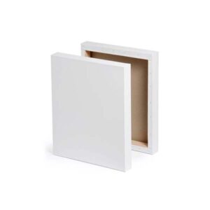 White Blank Canvas Board 10 x 10 inches for Acrylics,Oils & Other Painting Media