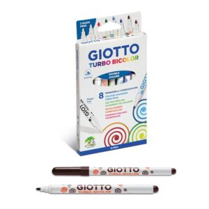 FILA Giotto Turbo Bicolor Markers 8 pcs set