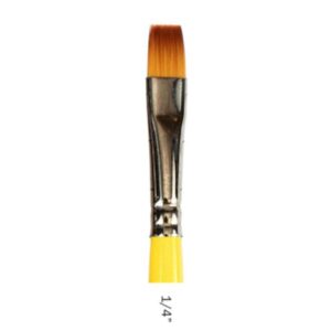 Daler Rowney – System 3 Acrylic Brush – Short Flat SY55- ¼