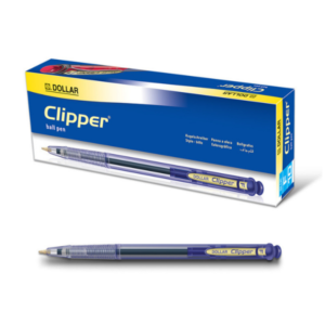 Dollar Clipper Ball Pen Blue – Pack of 10